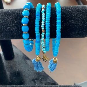 Greek style bracelet set (5total)